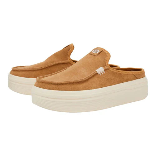 HEYDUDE Austin Lift - Womens Comfortable Slip on Platform Mules