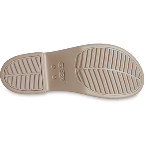 Crocs Womens Brooklyn High Shine Slide Heel Wedge Sandals