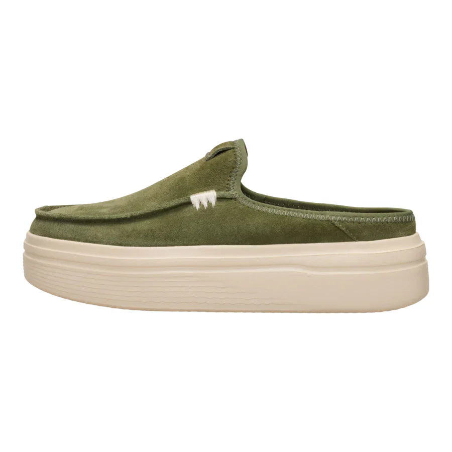 HEYDUDE Austin Lift - Womens Comfortable Slip on Platform Mules