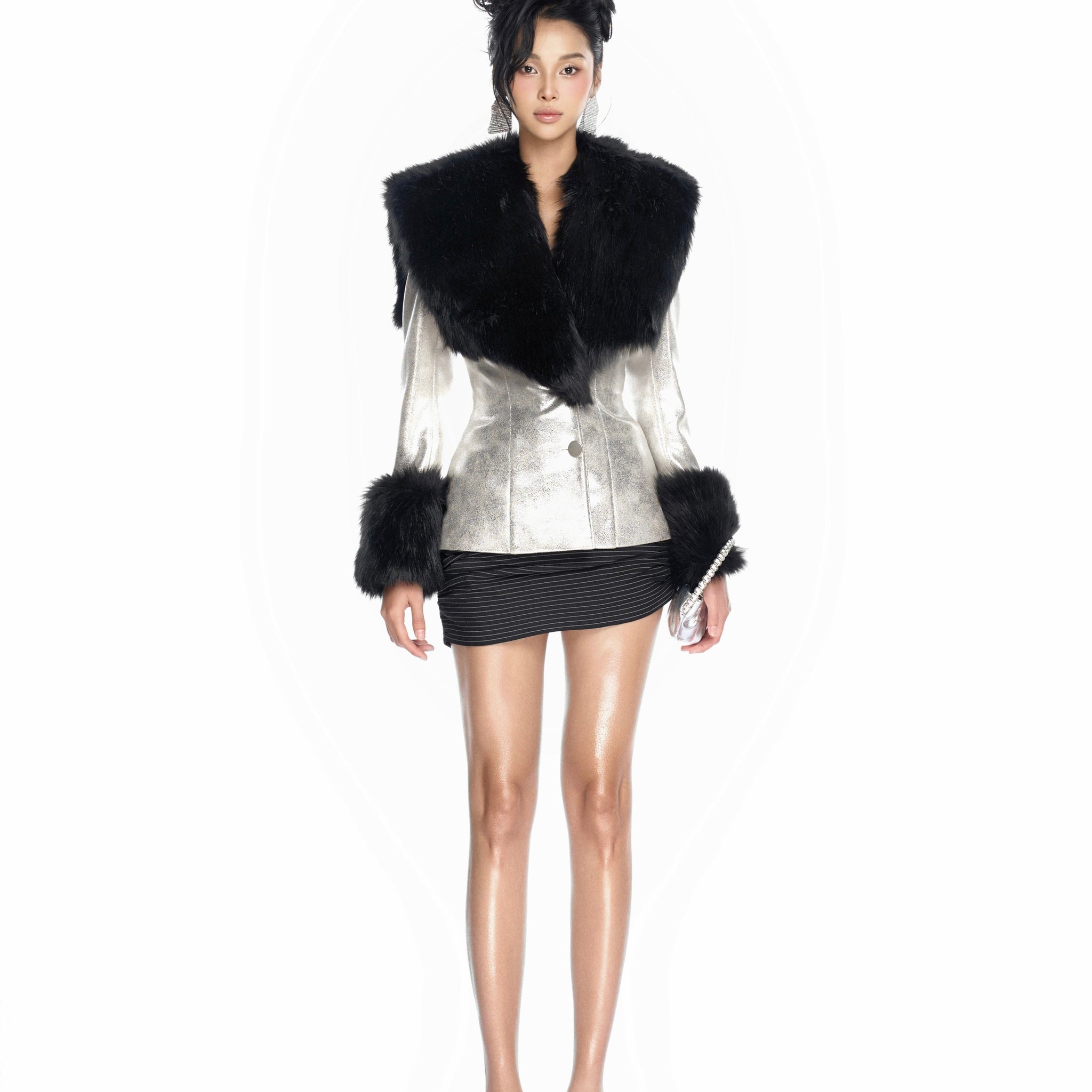 Vagabond Vest & Line Mini Skirt